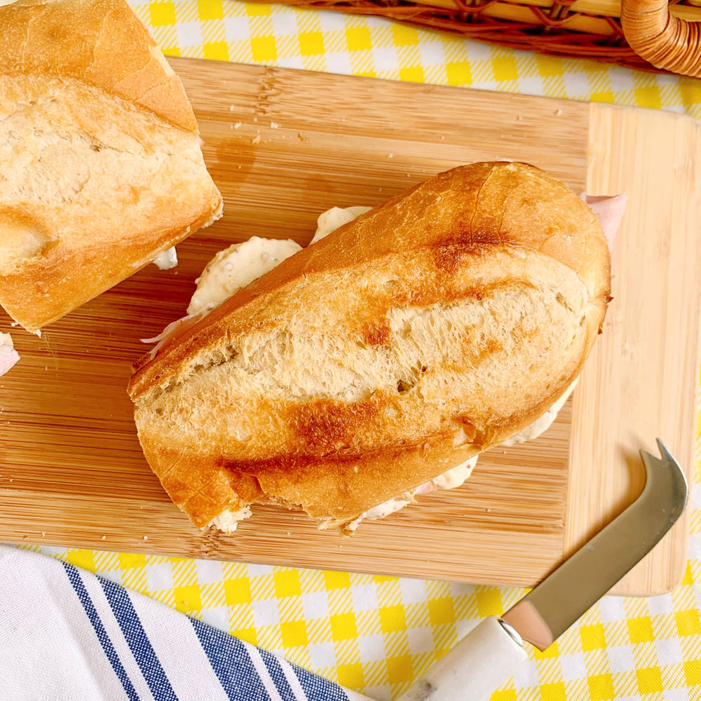 French Ham and Cheese Baguette 2 Ways