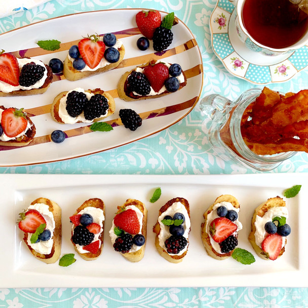 French Toast Crostini