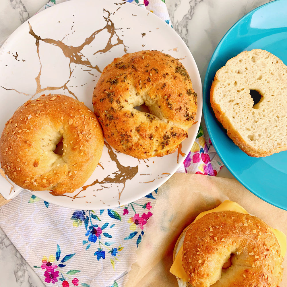 2 Ingredient Dough Onion Bagels
