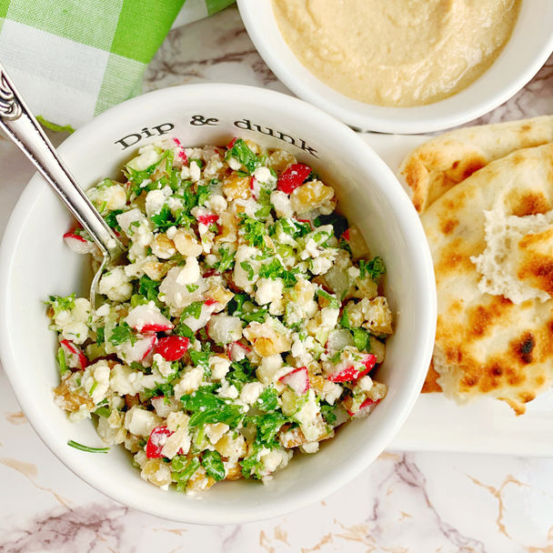 Middle Eastern Bruschetta