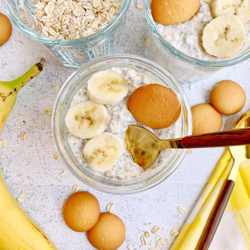 Banana Cream Pie Overnight Oats