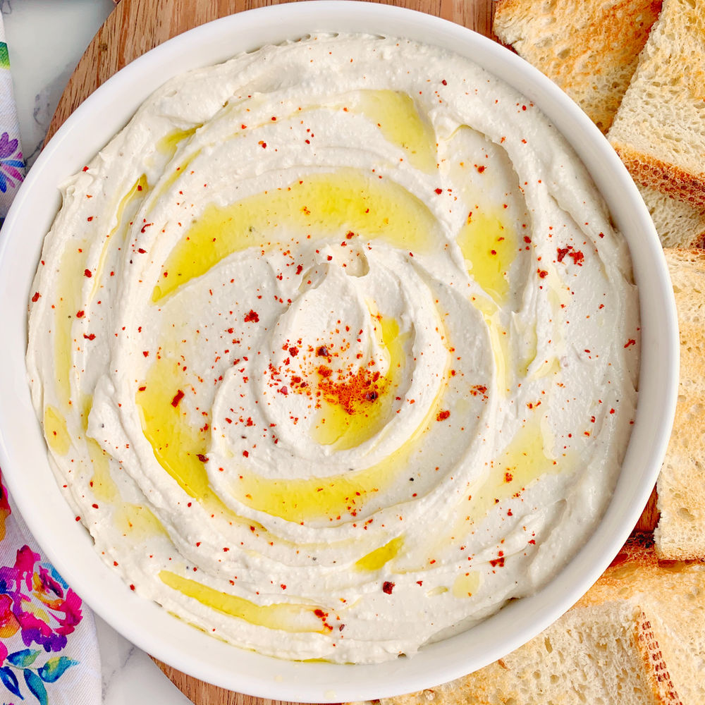 Roasted Garlic Whipped Feta