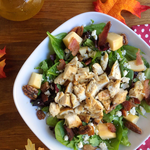Harvest Chicken Salad with Maple Cider Vinaigrette