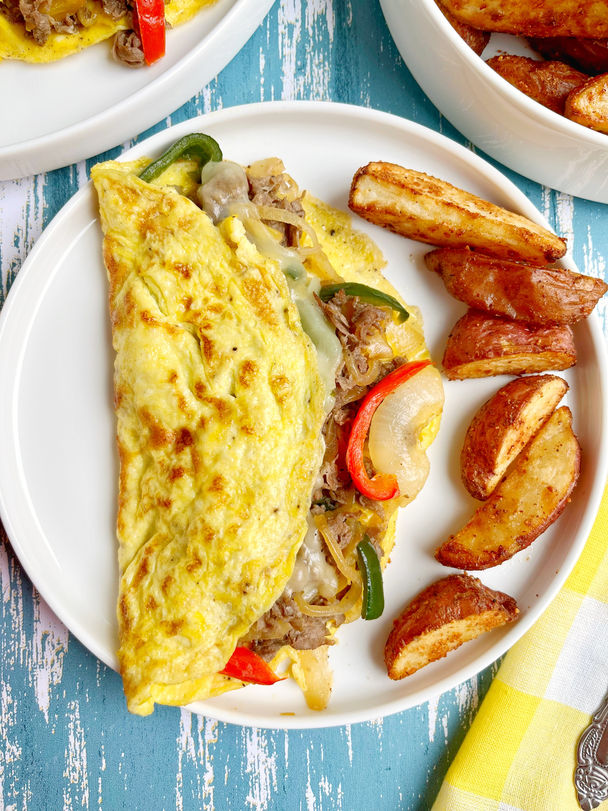Cheesesteak Omelette