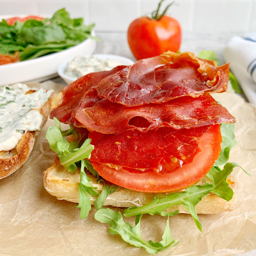 Prosciutto BLT with Herb Mayo