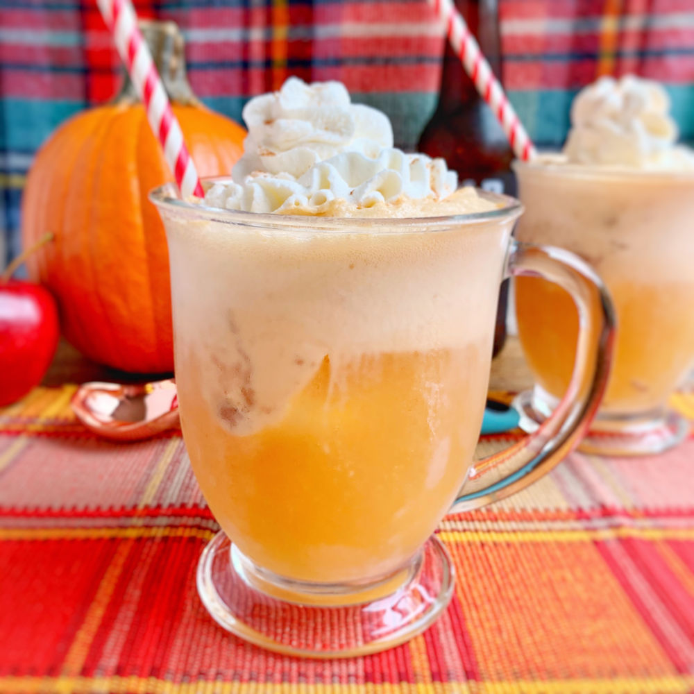 Pumpkin Cider Floats