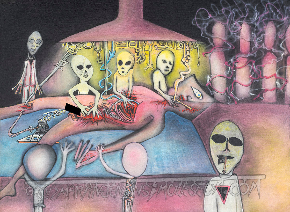 Alien Operation (Uncensored version printed only)