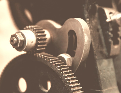 Industry & Manufacturing photo showing the workings of a machine