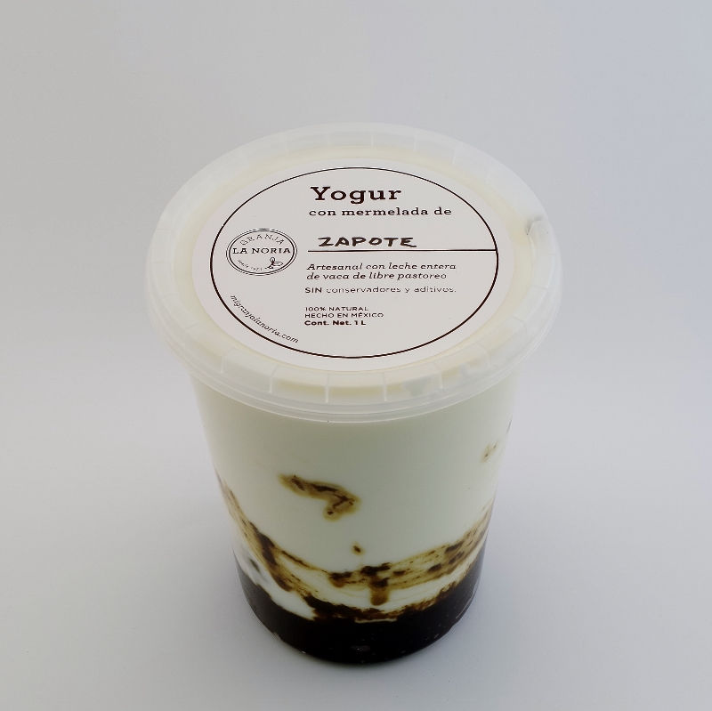 Miniatura: Yogur artesanal con mermelada de fruta, 1L