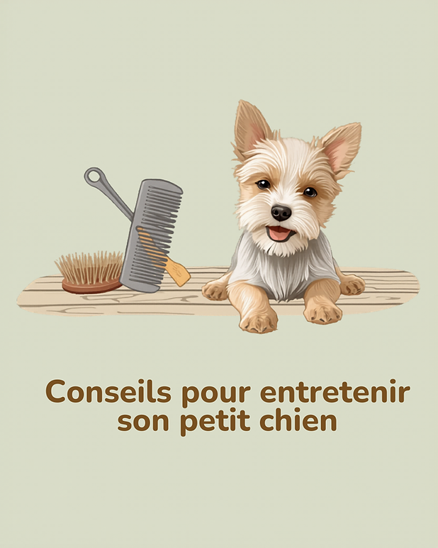 • Brossez-le régulièrement pour éviter les nœuds • Utilisez un peigne fin pour dénouer dou