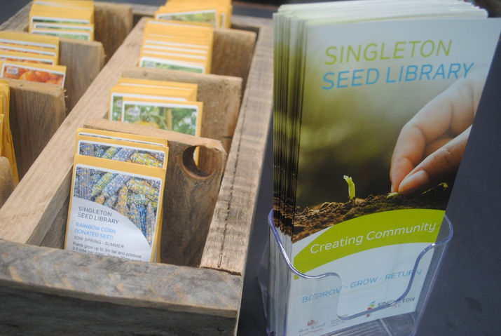 Singleton Seed Library Logo