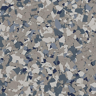 Atlantic breeze flake blend with shades of blue greys and white 