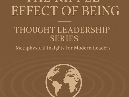 Ripple Effect of Being: Conscious Leaders Shape Conscious Culture By Robert L. Pruitt
Position Paper Series | Get Into It With Pruitt
#GetIntoItWithPruitt