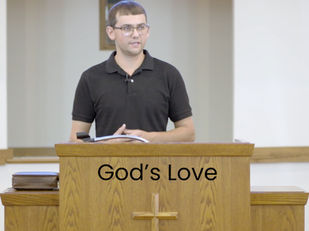 New Bible Study: God's Love.