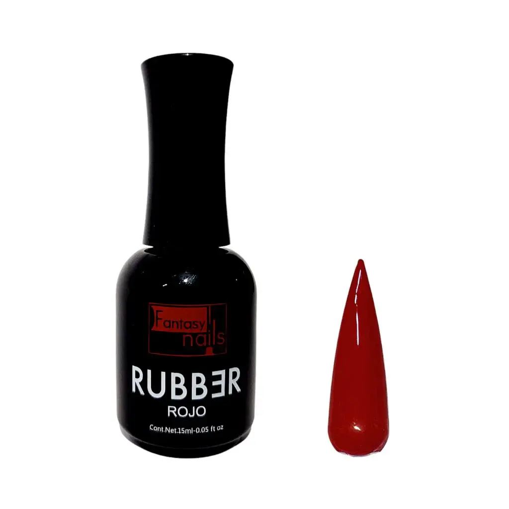 RUBBER ROJO
