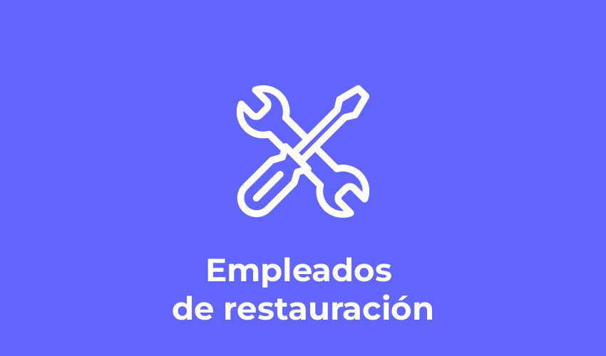 empleados de restauración