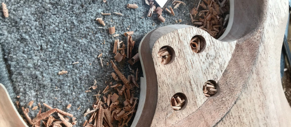 Making a Malone Guitars custom electric - part three: carving the body