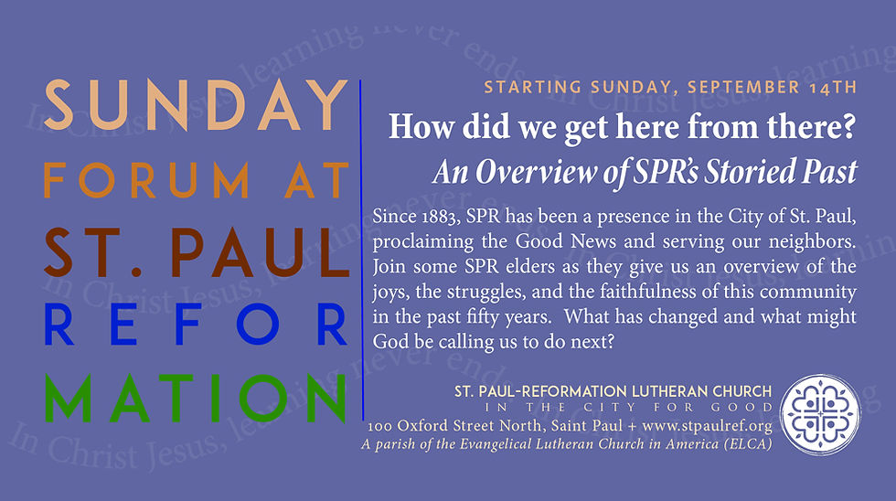 Adult Forum: How Did We Get Here From There?