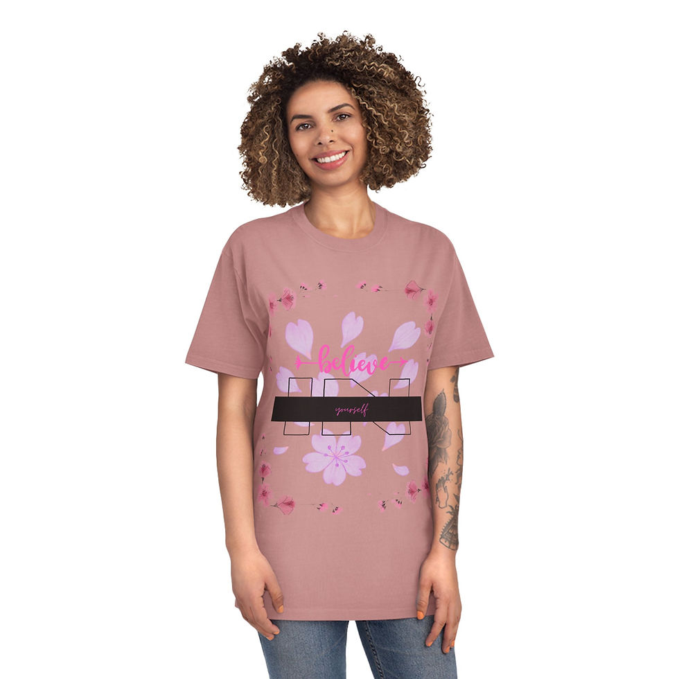 Thumbnail: Believe in Yourself Customizable T-Shirt