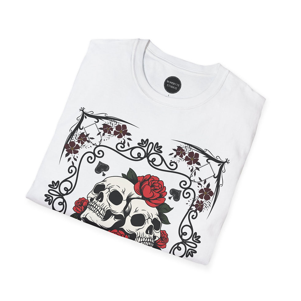 Thumbnail: Gothic Graphic T-Shirt — "Nothing Grows Without Bones."