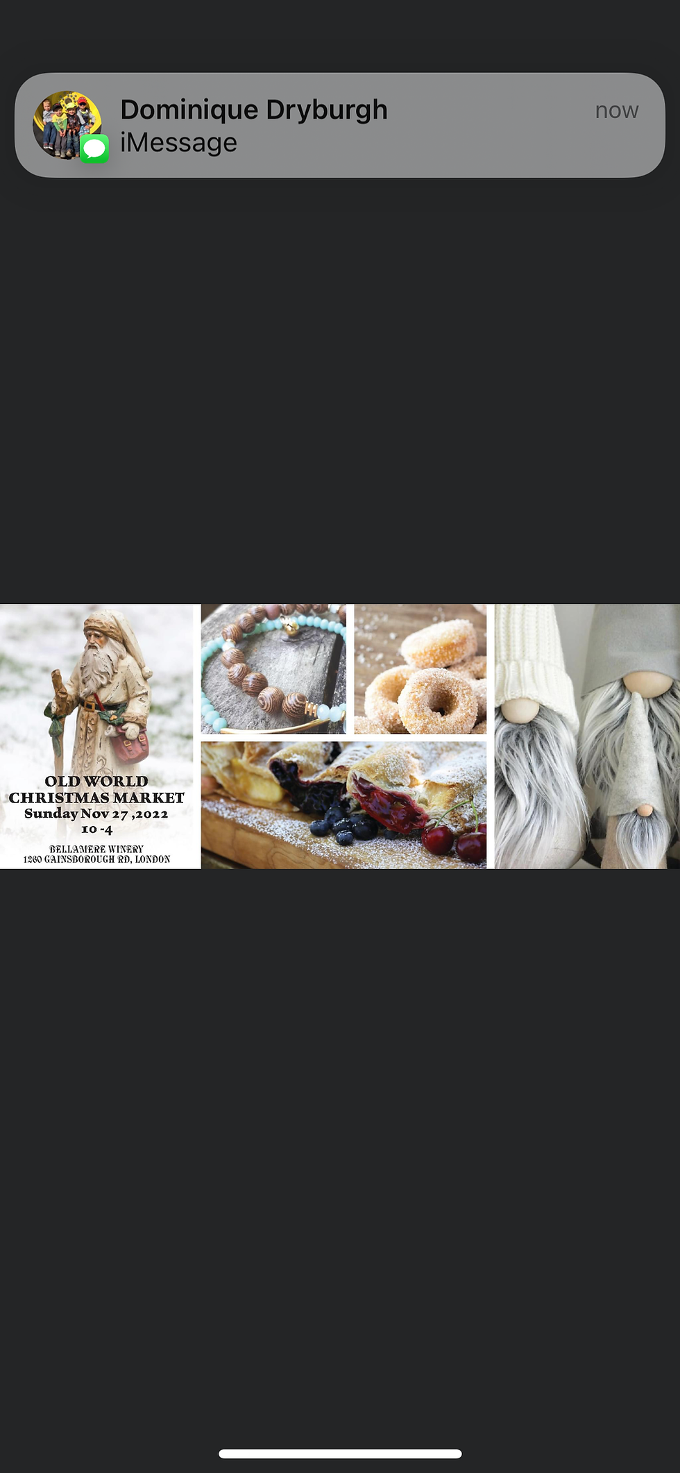 Old world Christmas market