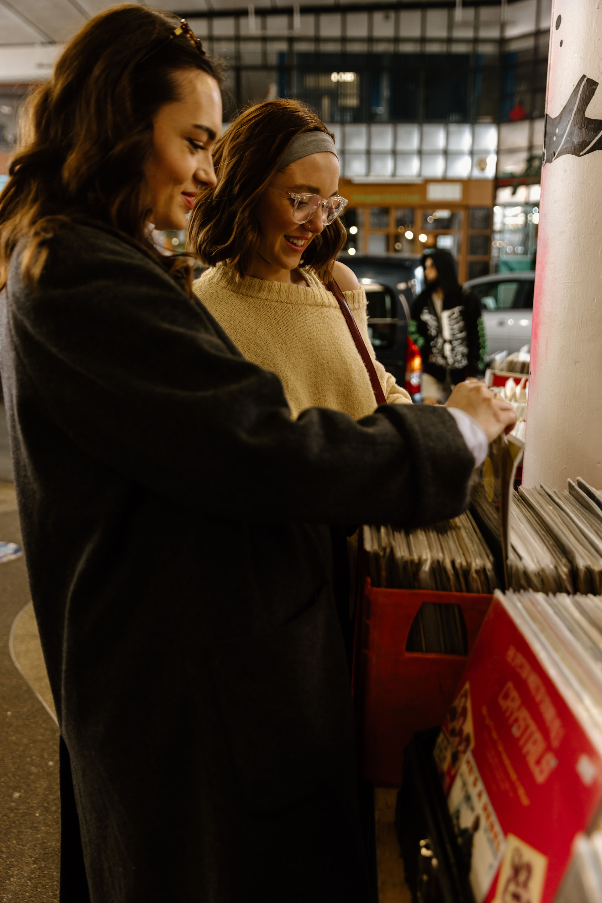 Couple at Portobello Marketing in Notting Hill London during destination session
