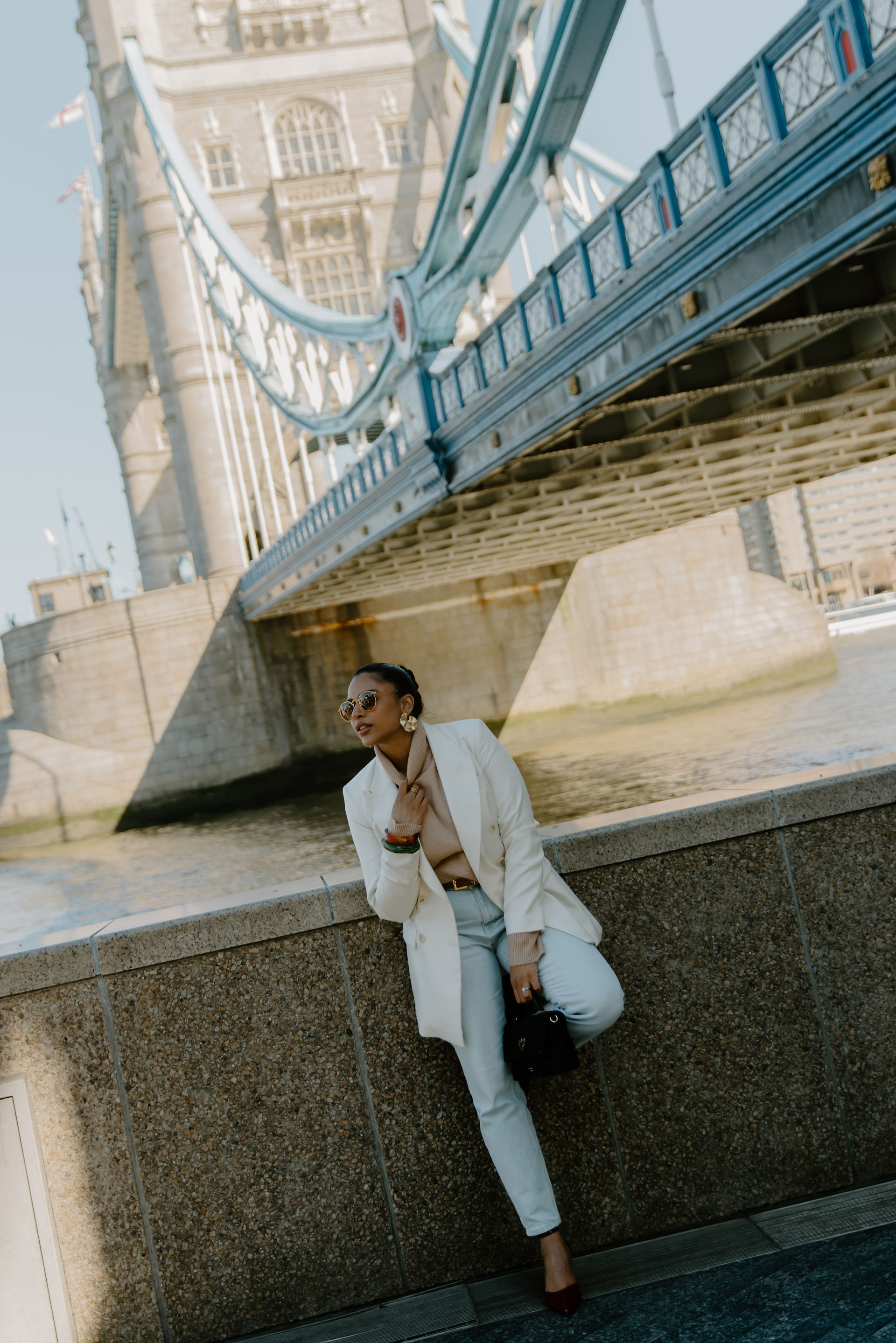 Tower Bridge London England Creative Editorial Destination Photoshoot