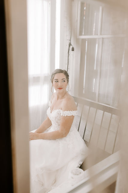 Bridal portrait session during a destination elopement in Tuscany