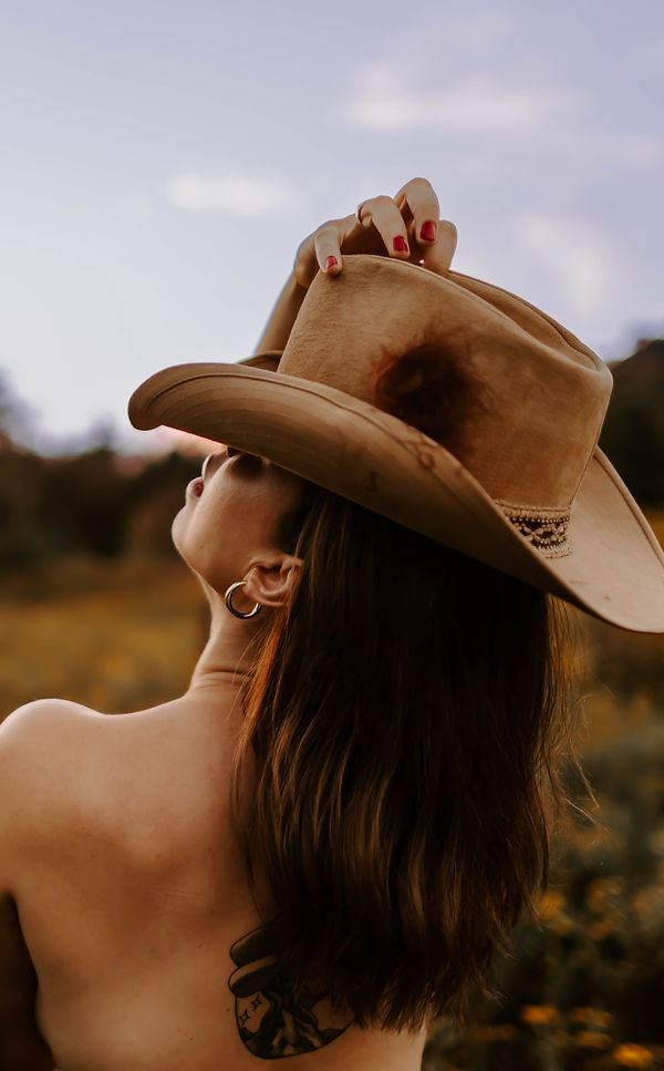 Western editorial photoshoot for brand in New England
