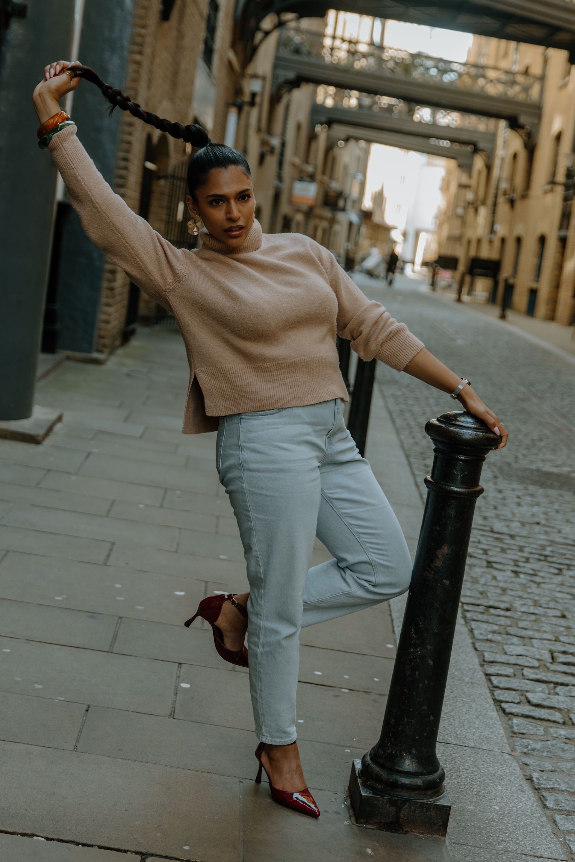 London England Creative Editorial Destination Photoshoot