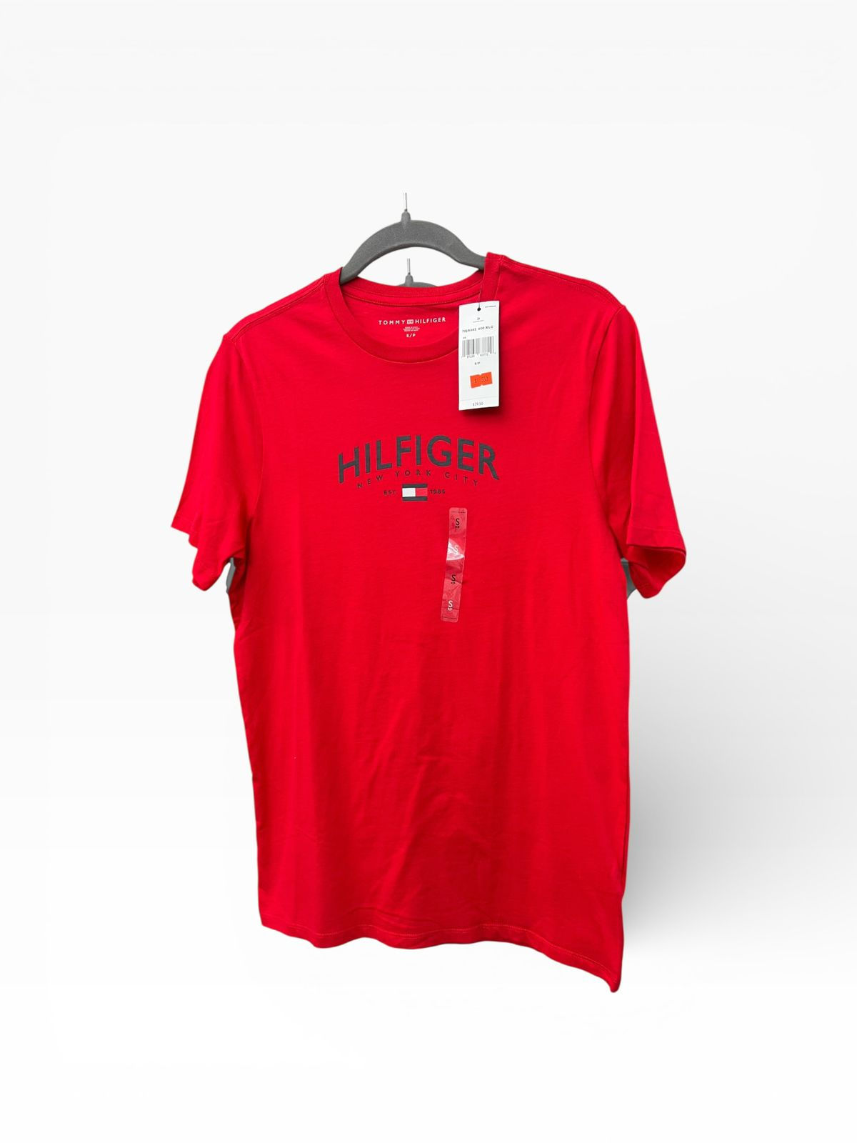 Tommy Hilfiger Logo Tee Red S