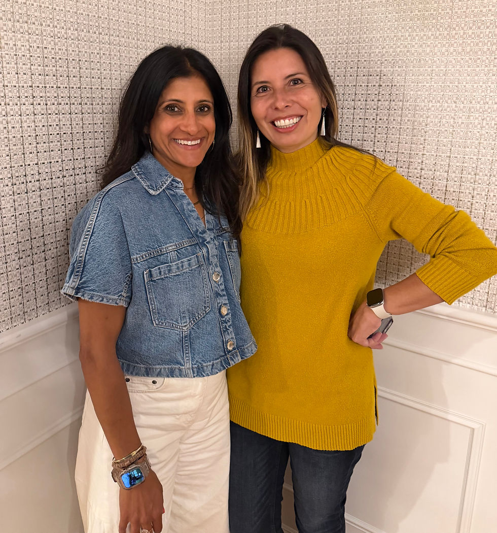 Shah (left) and Sereleas take on the Co-Presidency.