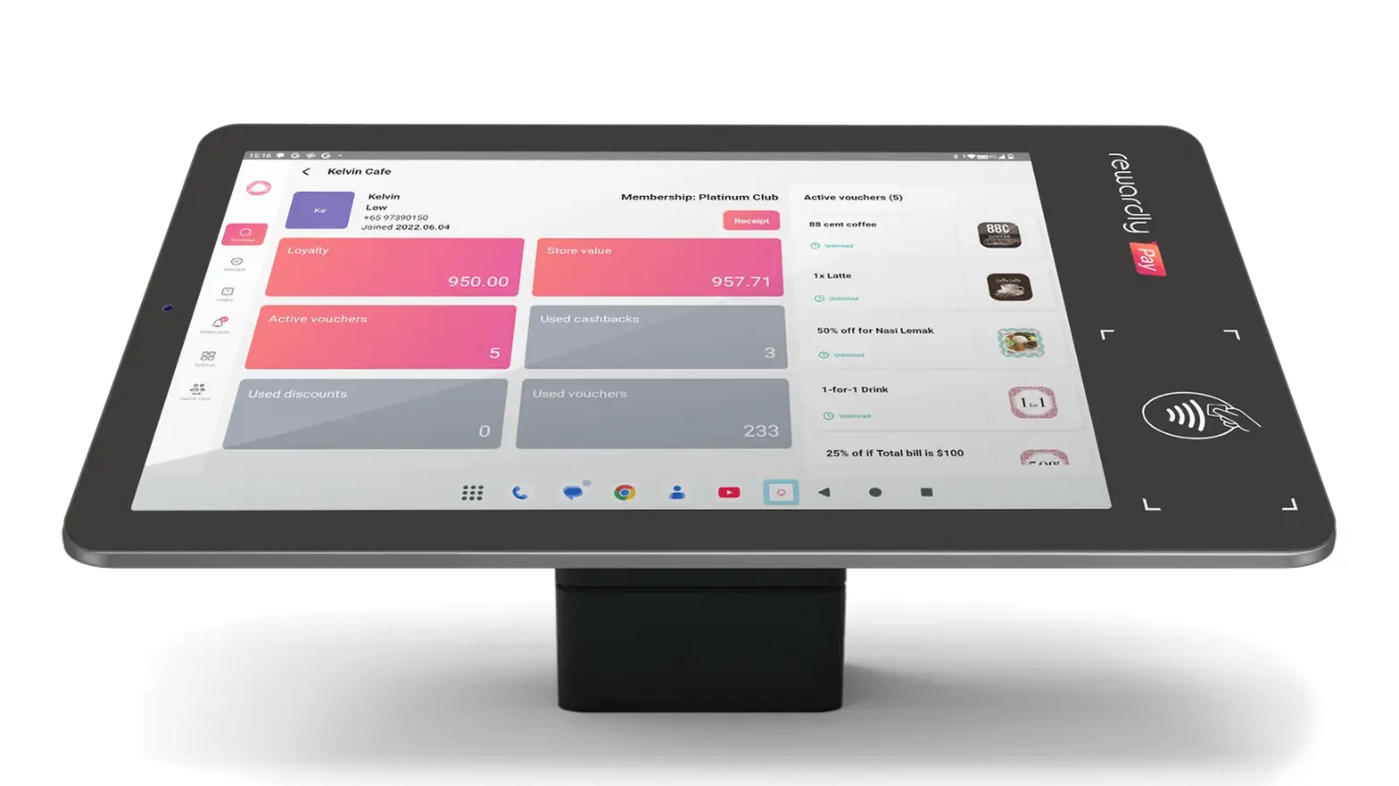 Rewardly POS integration with LoyaltyOS