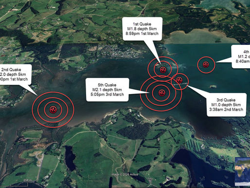 Small earthquakes rattle the Far North