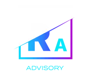 Ruthless Advisory logo, periodic table element being cut-through and emerging from plain monochrome to vibrant colour
