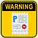 Violation Sticker Warning Icon