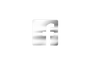 Transparent silver Facebook icon