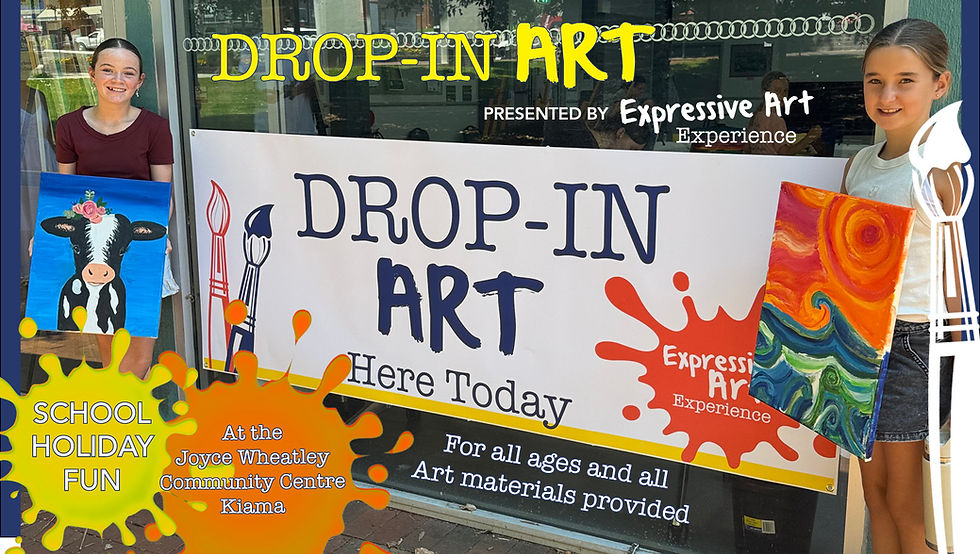 DROP IN Art Play - Joyce Wheatley Centre Kiama April26