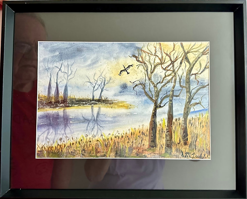 Thumbnail: Dusk over the Inlet by Diane McLauclan