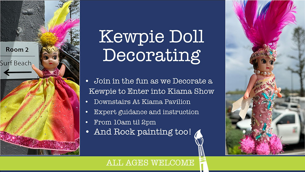 Kewpie Dolls and Rock Painting 4 Kiama Show
