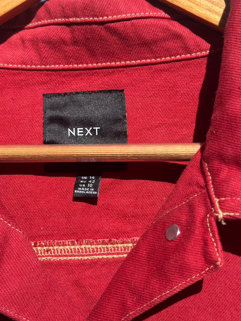 Thumbnail: Terrier Red Denim Jacket - Next14 Custom
