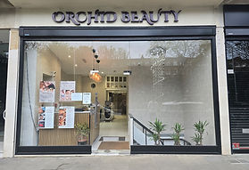 Orchid Beauty & Massage shop front, 292 Kensington High Street London – Thai massage and beauty treatments