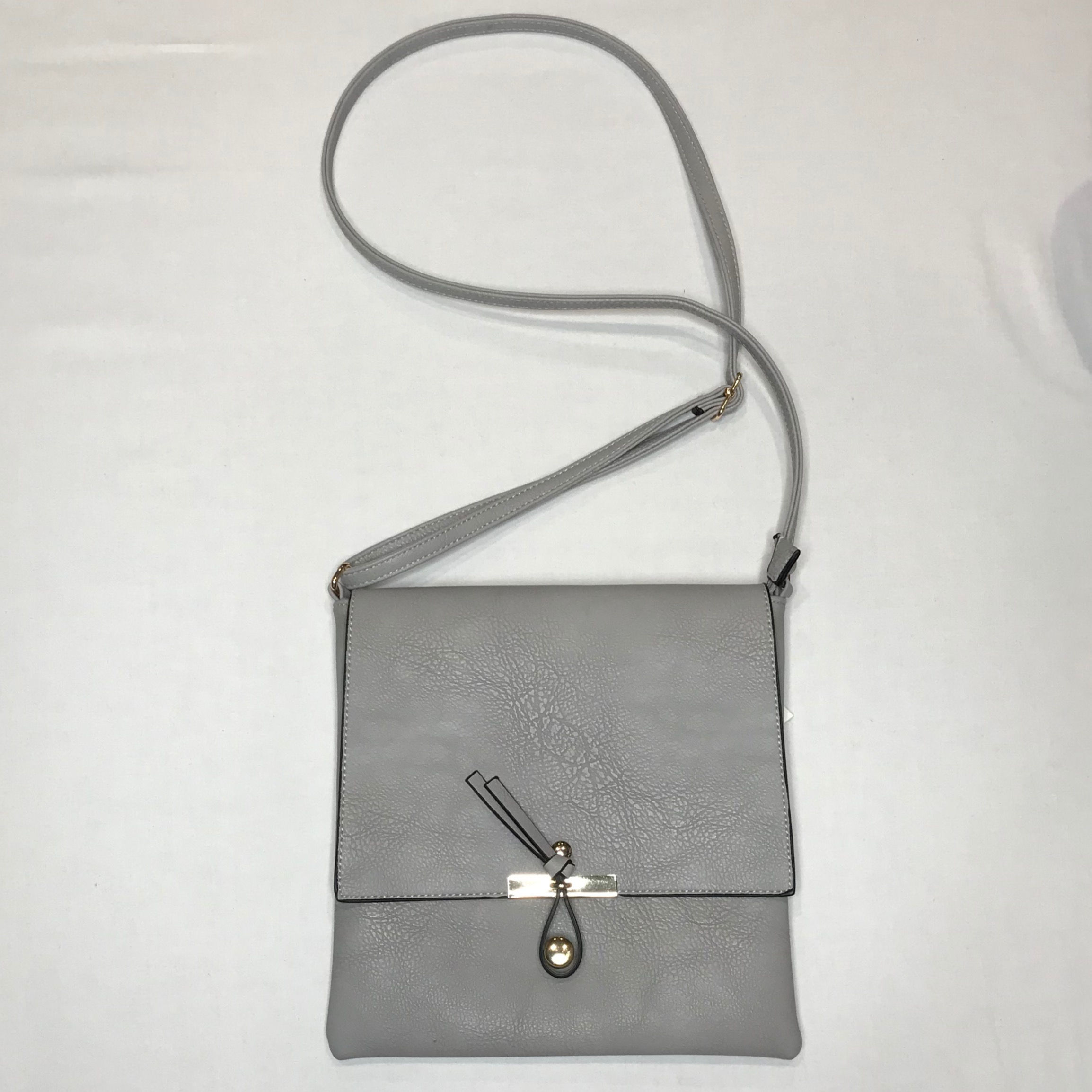 Grey Square Crossbody
