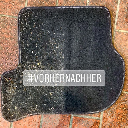 Fußmatten reinigen