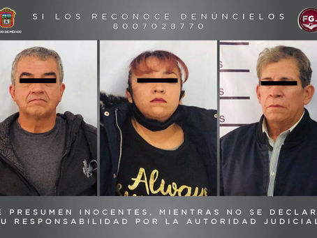 Detienen a tres personas que podrían estar involucradas en siete robos a tiendas Coppel
