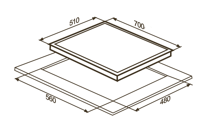 Thumbnail: PM720STTGB BUILT-IN COOKER HOB (PUB)