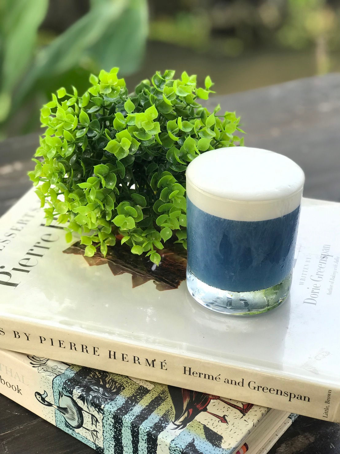 Butterfly pea latte Iced