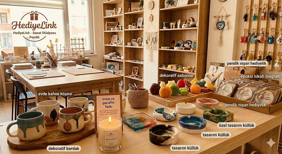İstanbul’un Kalbinde, Pendik’in İncisi: Bir Sanat Stüdyosundan En Şık Hediyelik Eşyalar