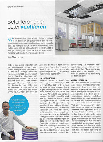 Airco en ventileren in scholen voor betere leerprestaties.