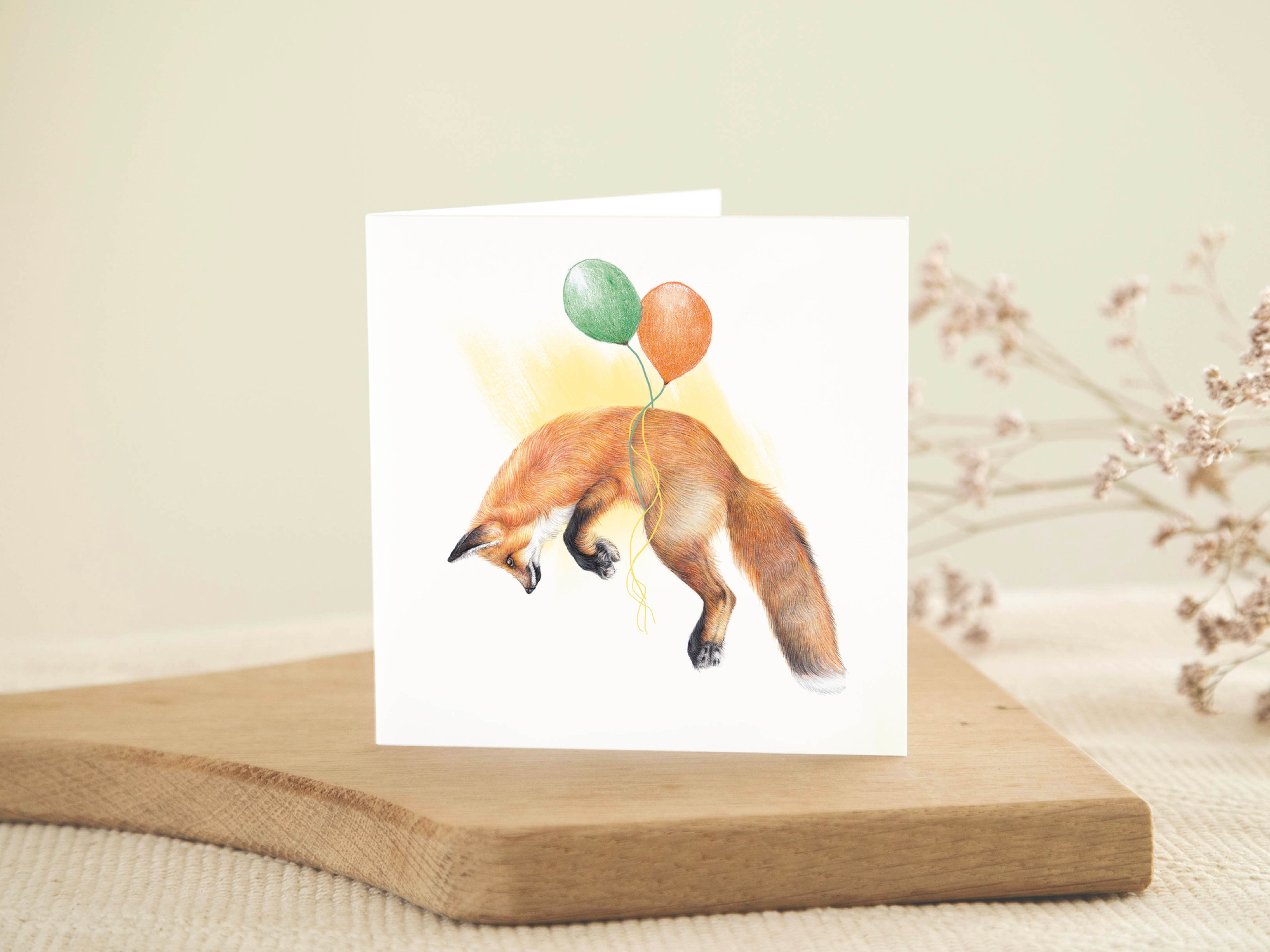 Vos Verjaardagskaart